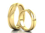 Vestuviniai žiedai "Bangelės" 3